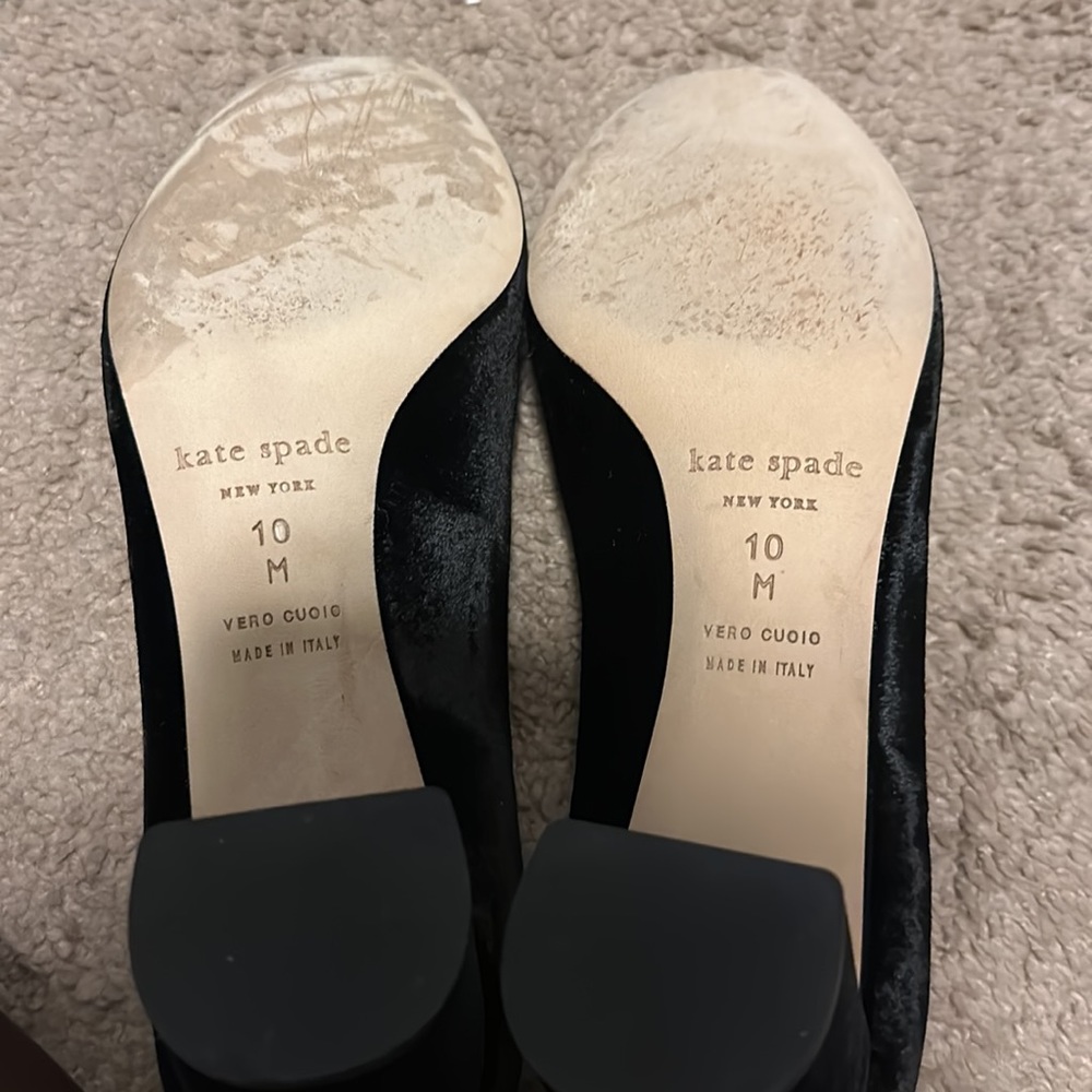 Kate Spade Velour Heels - Picture 4 of 4